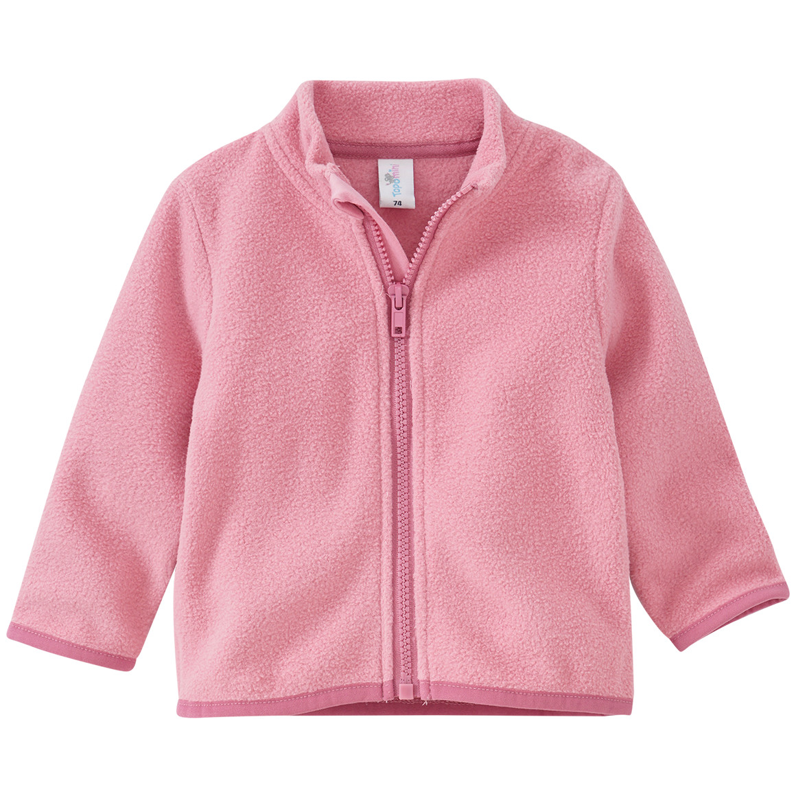 Baby Fleecejacke mit Stehkragen