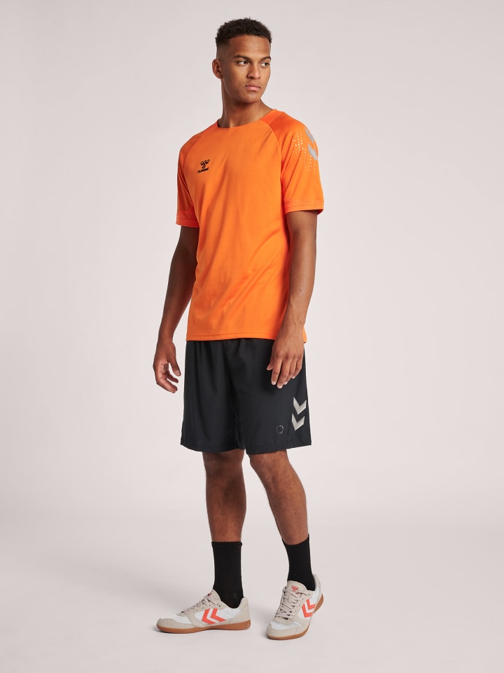 Hummel Hummel T-Shirt Hmllead Herren in ORANGE TIGER günstig kaufen