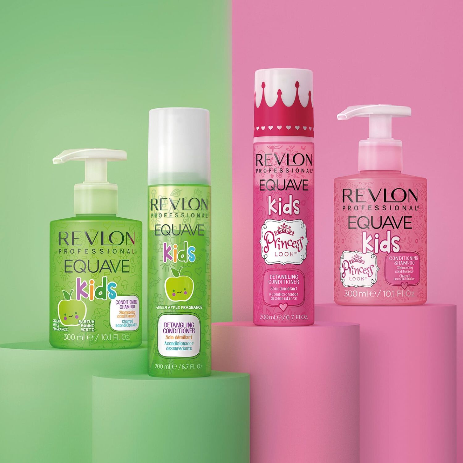 revlon professional Démêlant Instantané en Spray Sans Rinçage Equave™ KIDS APPLE pour enfants Parfum Pomme - 200 ml