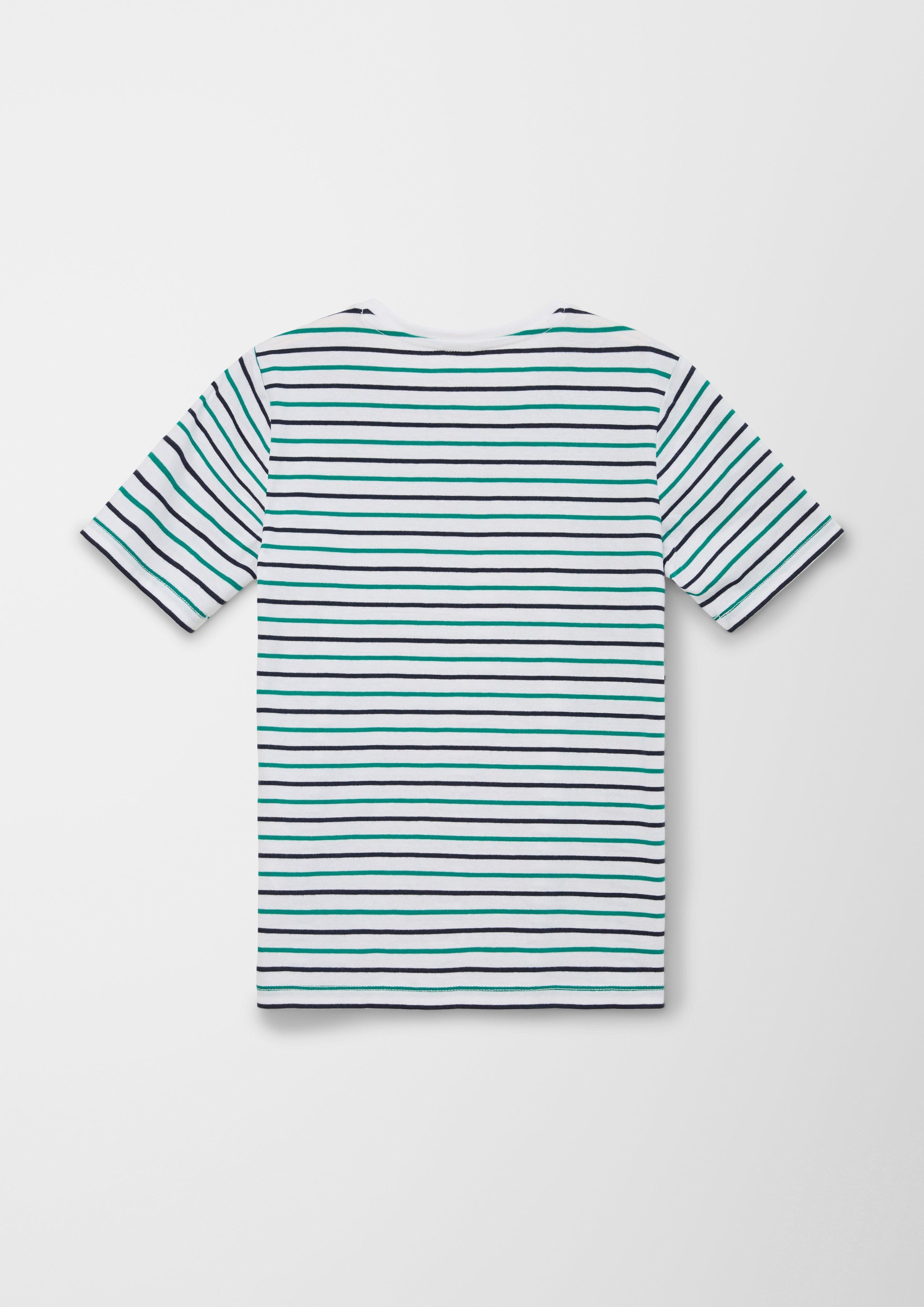 T-Shirt mit Streifen  2130514-01G1