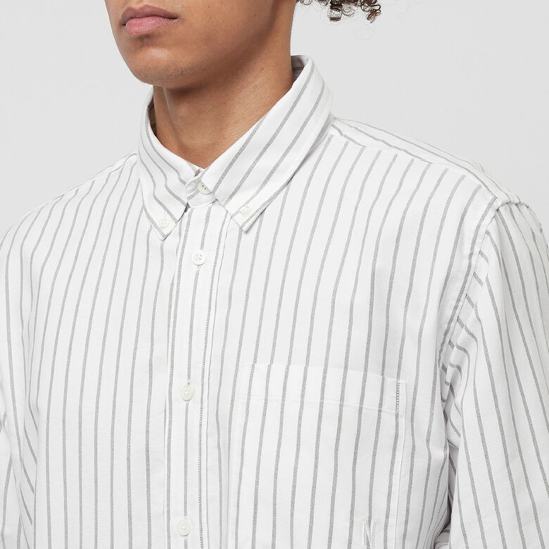 Norse Projects Algot Relaxed Organic Oxford Monogram Shirt spruce green