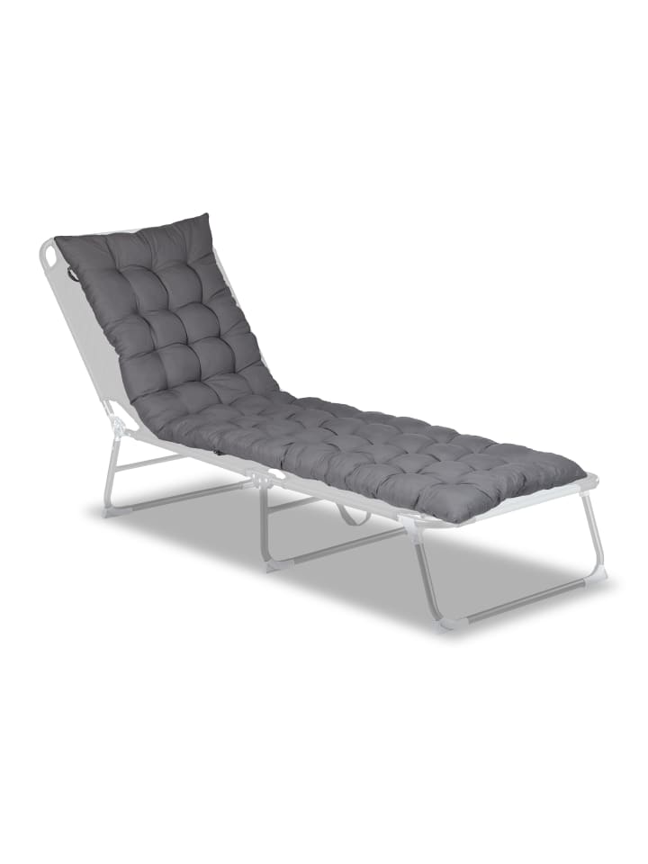 relaxdays Bankauflage in Grau - (B)180 x (H)7 x (T)50 cm günstig kaufen onesize