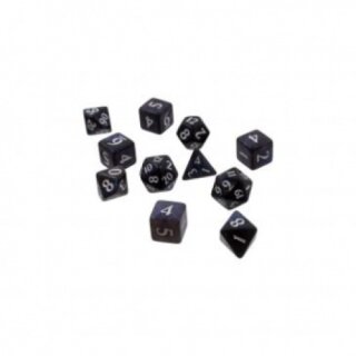 UP - Eclipse Dice Set: Jet Black (11)