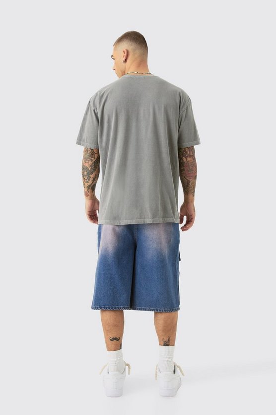 Oversize T-Shirt mit Renaissance Official Print