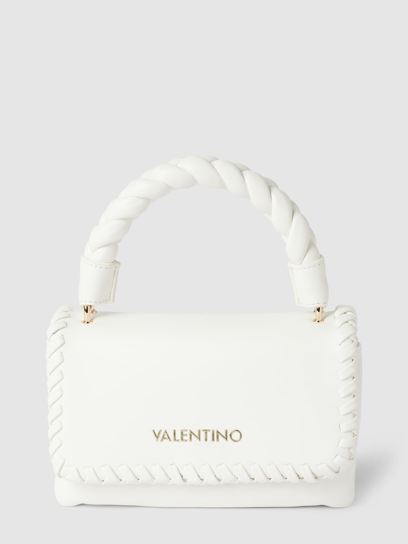 Handtasche mit Label-Detail in weiß