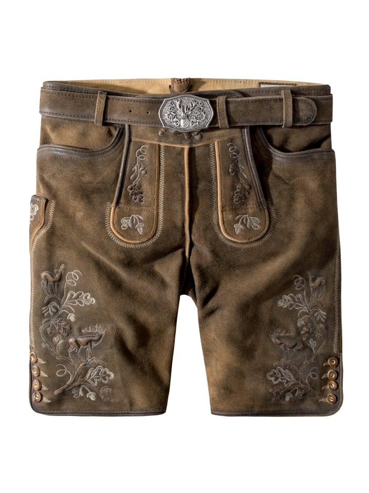 Stockerpoint Lederhose Bastian in braun günstig kaufen