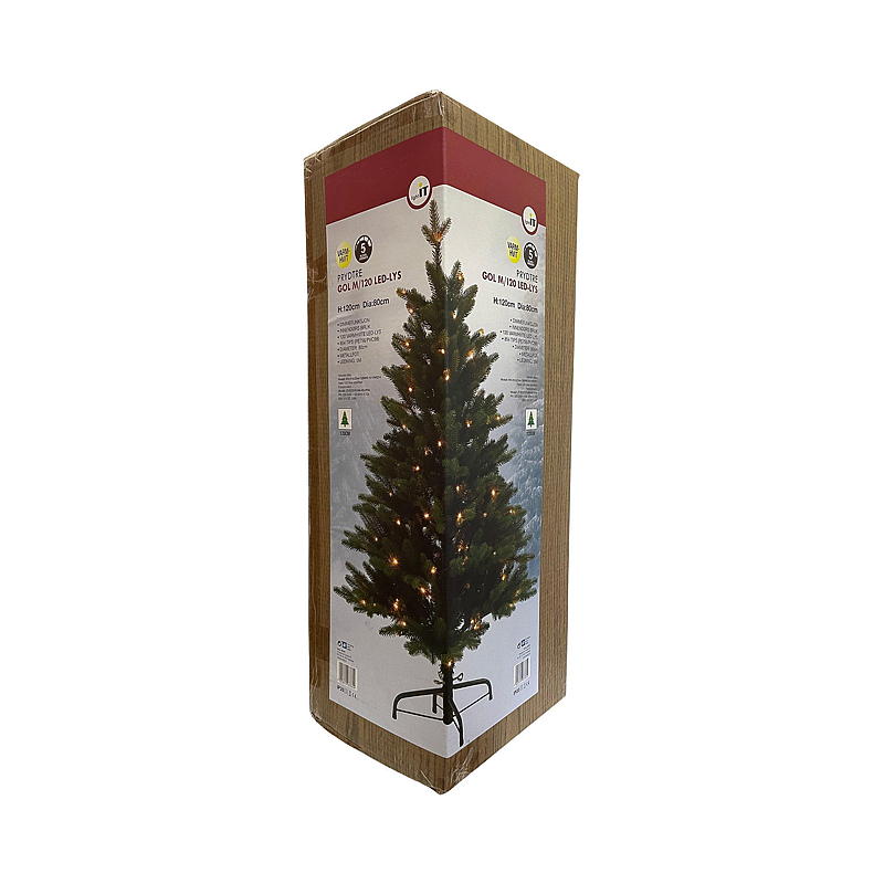 Home Gol juletre 120 cm,120 LED-lys