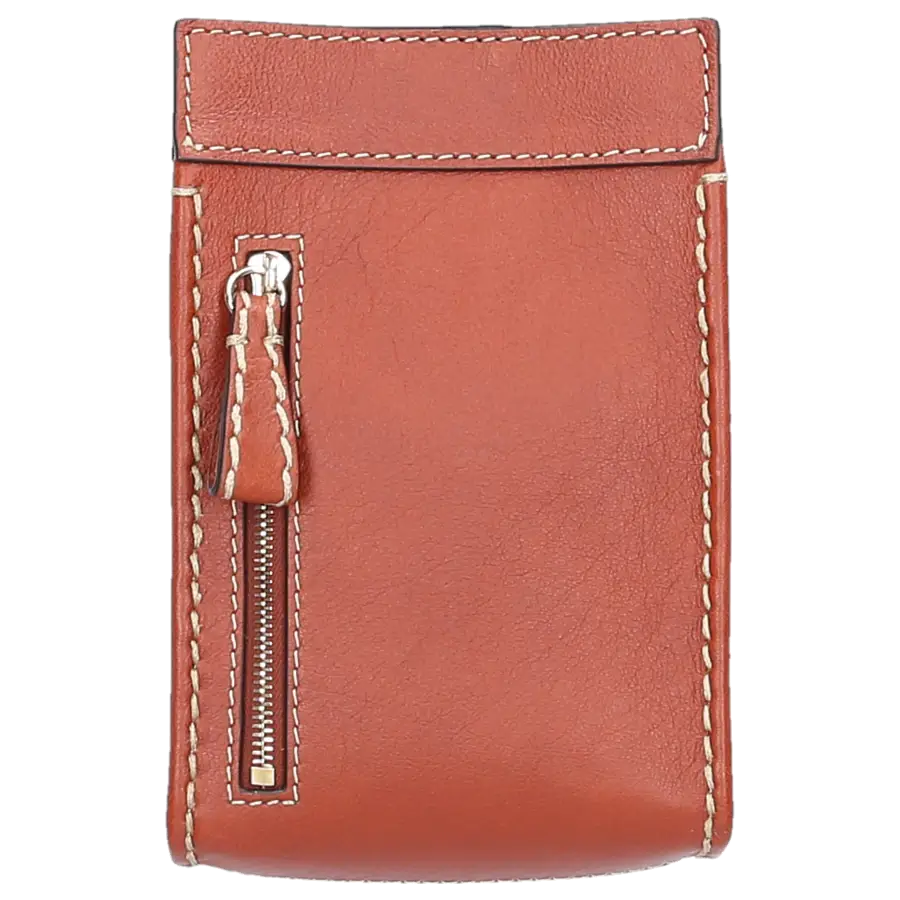 Chloé - Schultertasche EDITH SMARTPHONE Büffelleder - braun