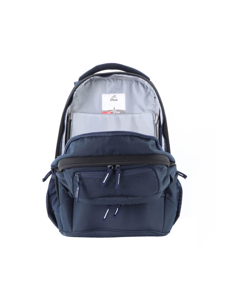 2Be Schulrucksack in blau-weiss günstig kaufen onesize