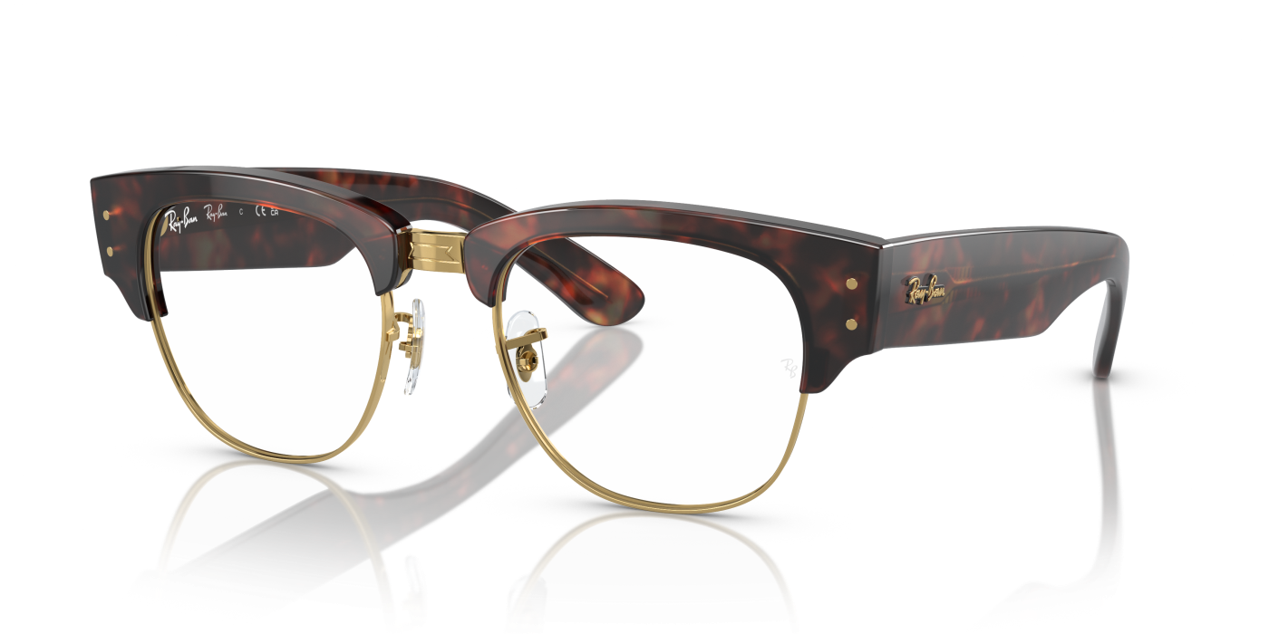 MEGA CLUBMASTER OPTICS - Lucido Tartarugato su Oro