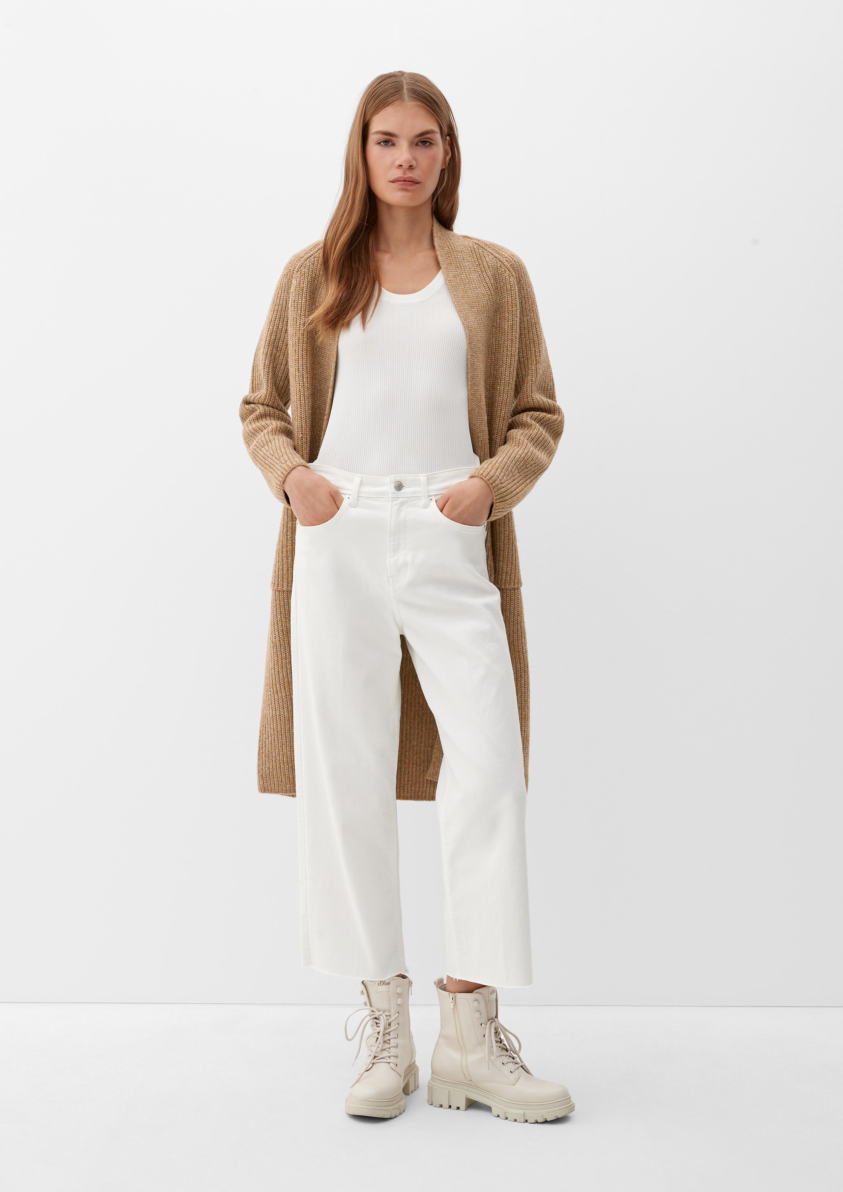 Strickjacke aus Wollmix  2120906-82W9