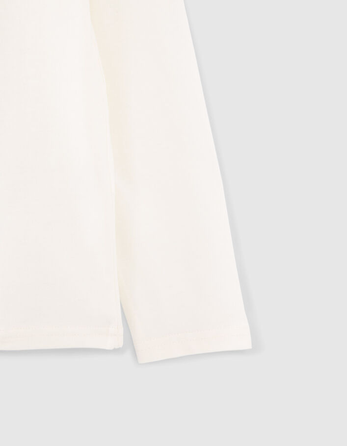 T-shirt blanc visuels basketteurs garçon