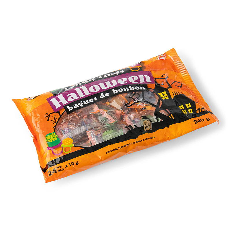 KnallGodt Halloween ring M/kjærlighet 24 stk 240 g