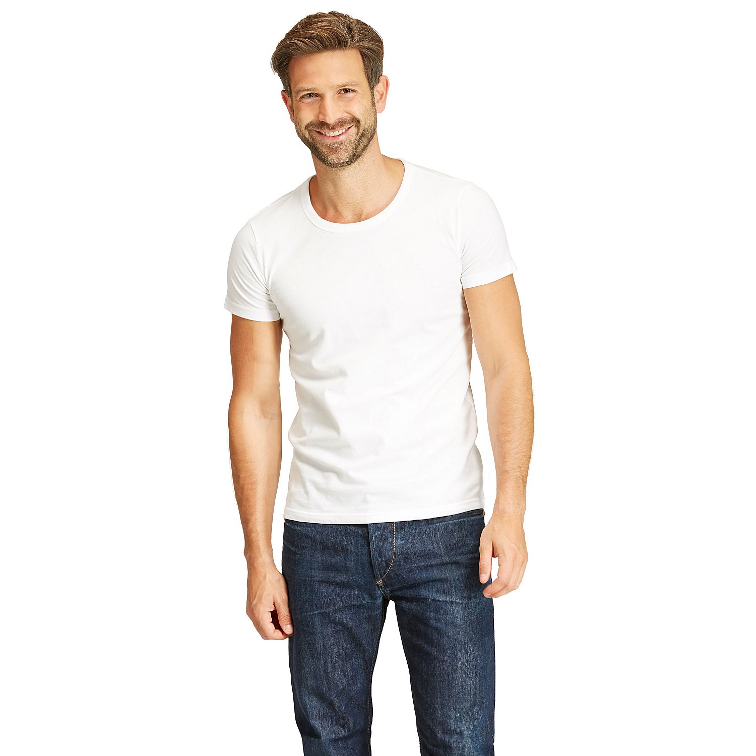 T-Shirt für Herren, weiß