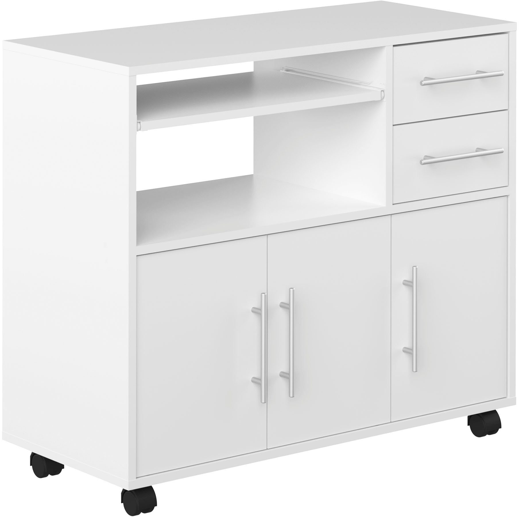 TemaHome Mehrzweckschrank Marius Breite 89 cm, auf Rollen
