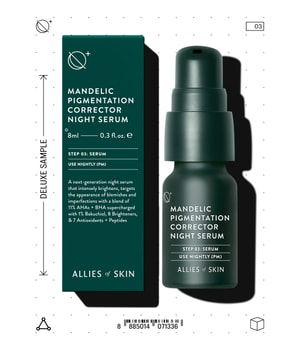 ALLIES OF SKIN Mandelic Pigmentation Corrector Night Serum Gesichtsserum 8 ml