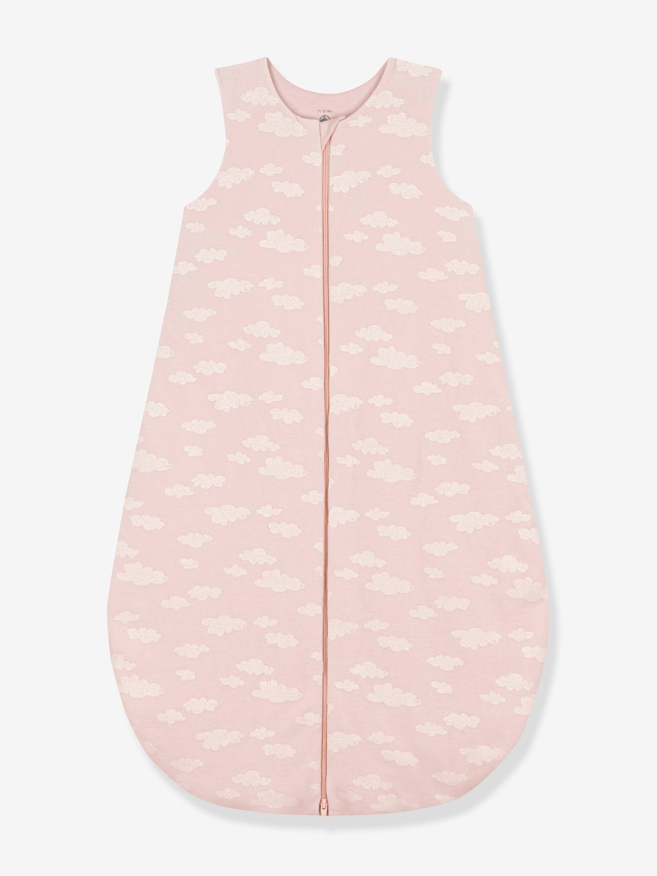 Gigoteuse nuages bébé en velours PETIT BATEAU rose