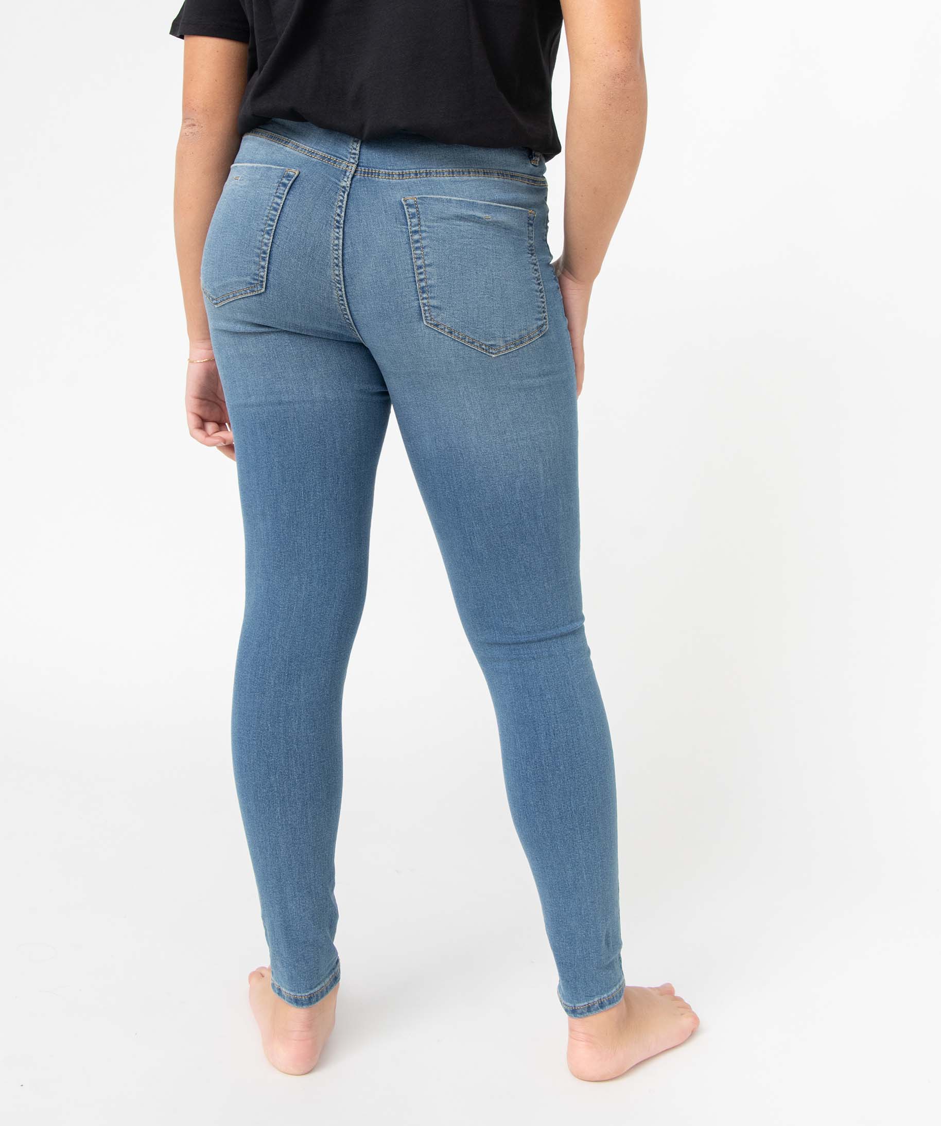 Jean femme coupe slim très extensible stone | GEMO