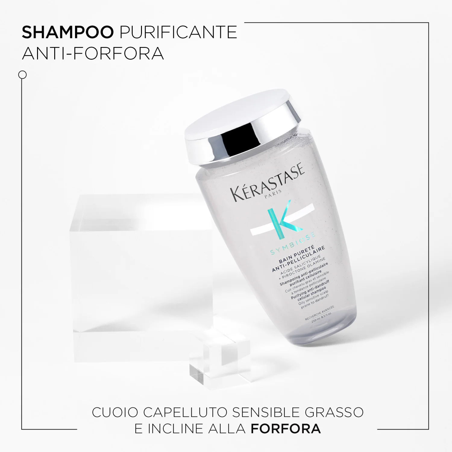 Symbiose Bain Pureté Anti-Pelliculaire - Sampon Antimatreata, Sampon purificator