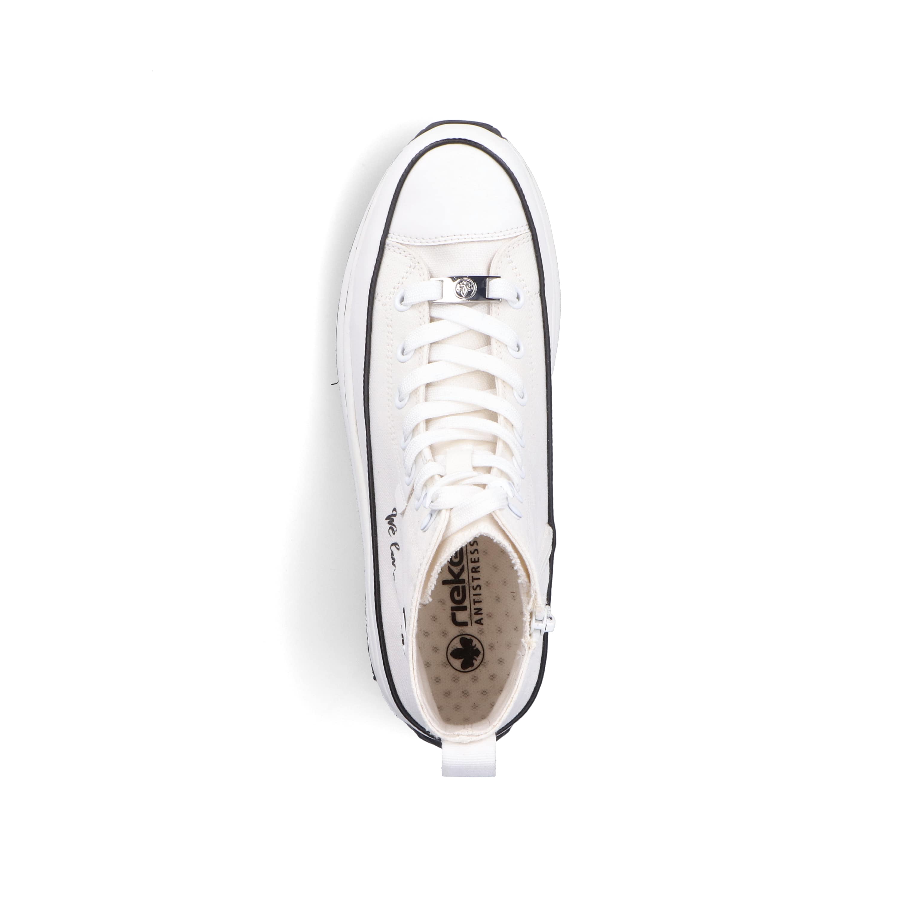 Rieker Damen Sneaker High eisweiss