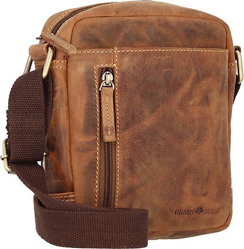 Greenburry Vintage Umhängetasche Leder 18 cm