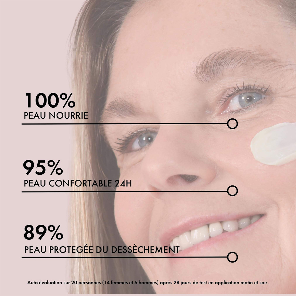 La crème libre Coffret Crème Riche Visage (Éco-recharge + Pot Rechargeable Beige Rosé) Soin Hydratant Visage
