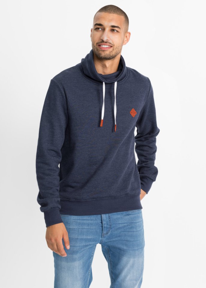 Sweatshirt mit Schlauchkragen