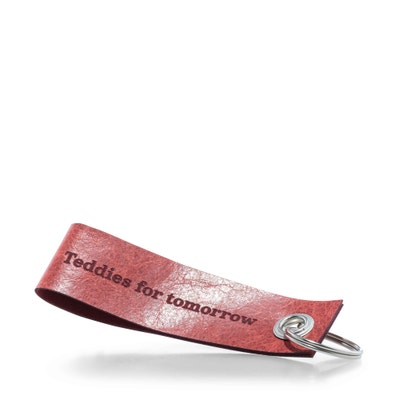 Teddies for tomorrow Anhänger, 11 cm, rot