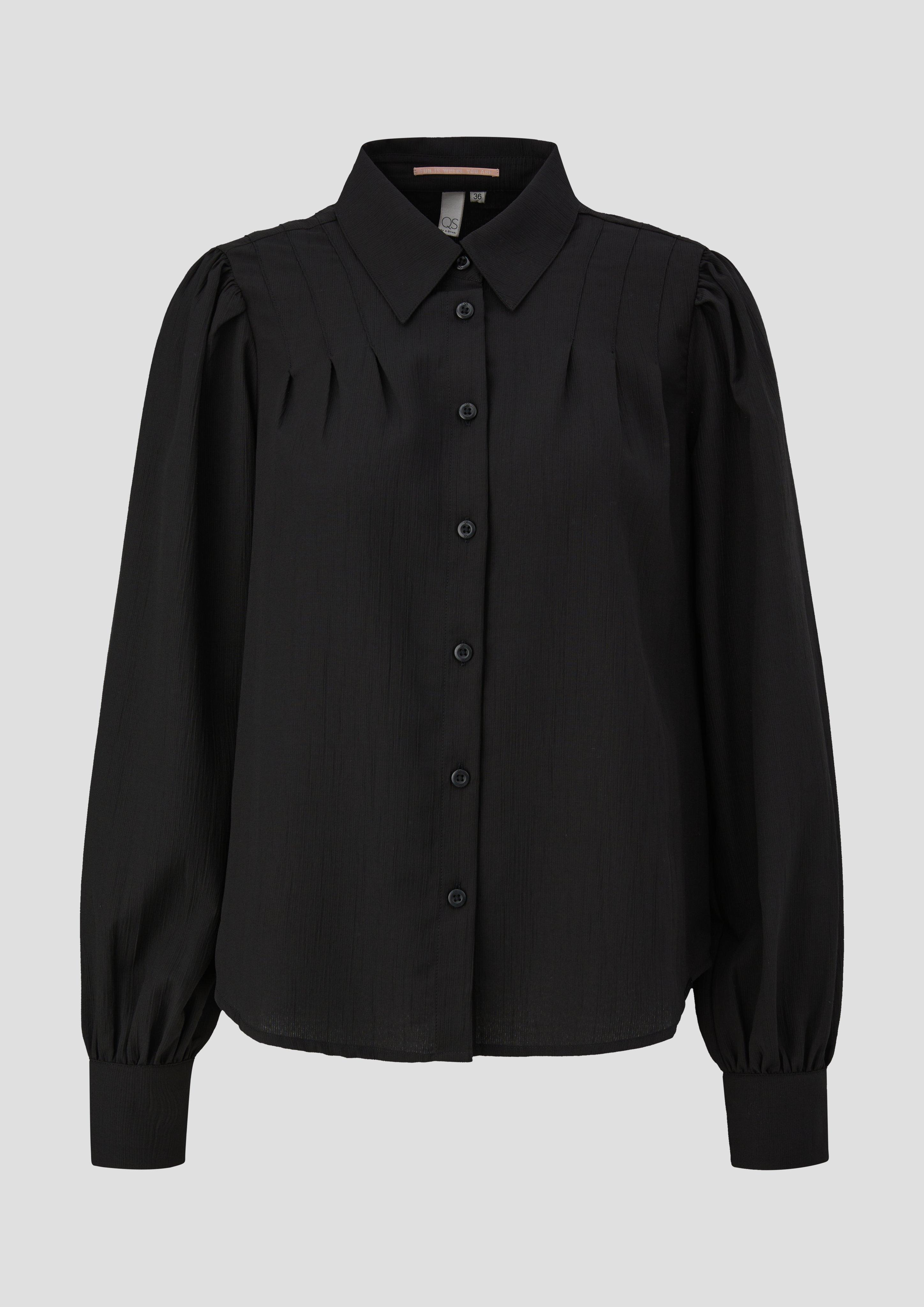 Bluse mit Raffung  2137458-9999