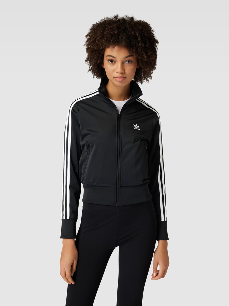 Sweatjacke mit Galonstreifen Modell 'FIREBIRD' in black
