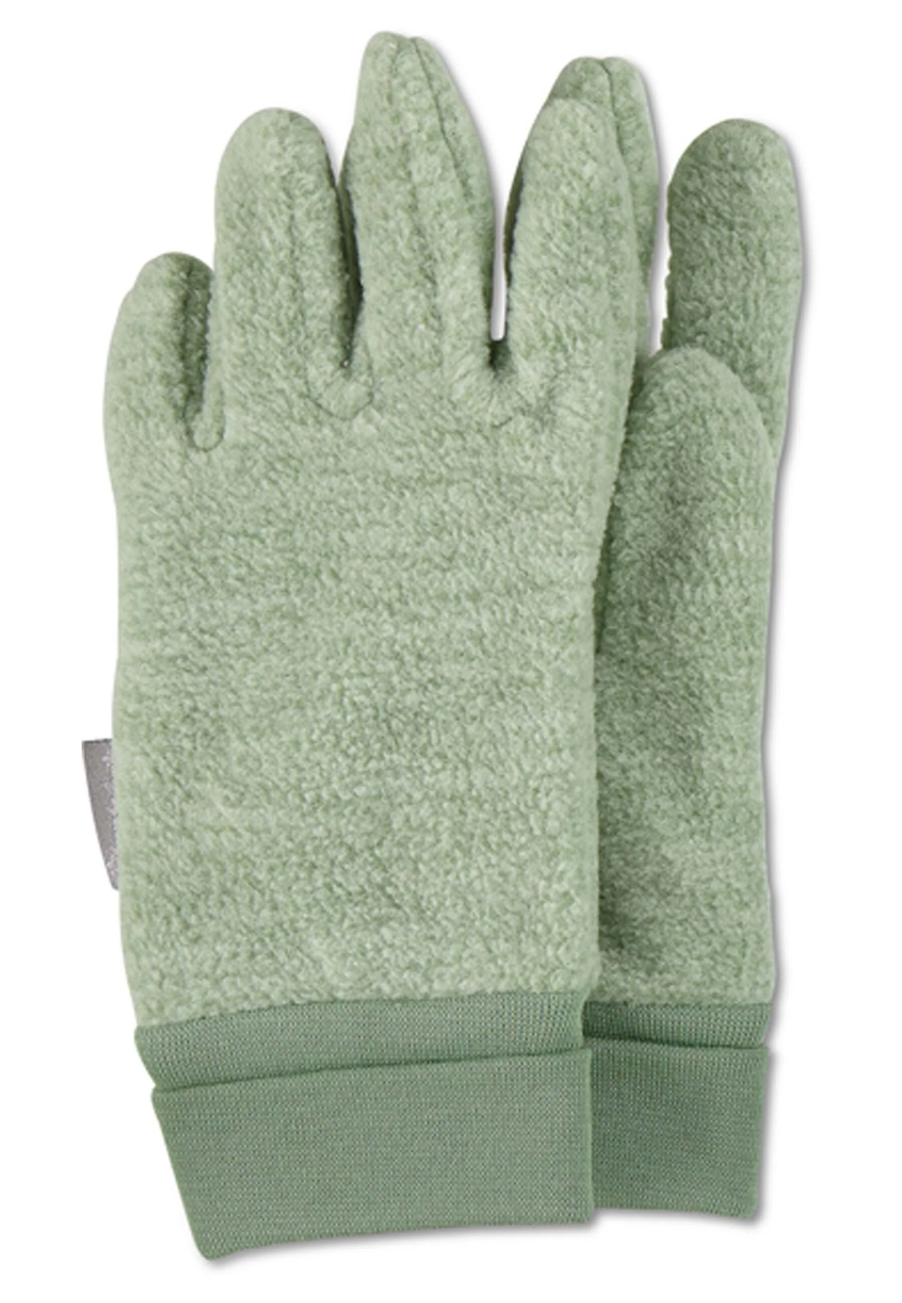 Fingerhandschuh aus Microfleece melange (recycelt)