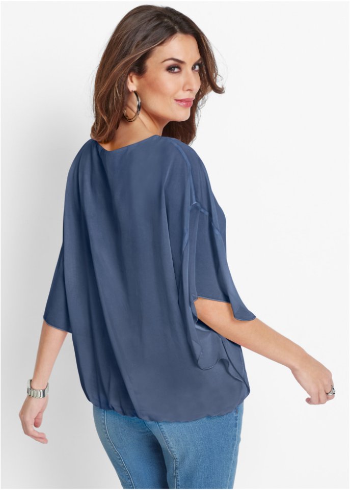 Bluse im Used-Look