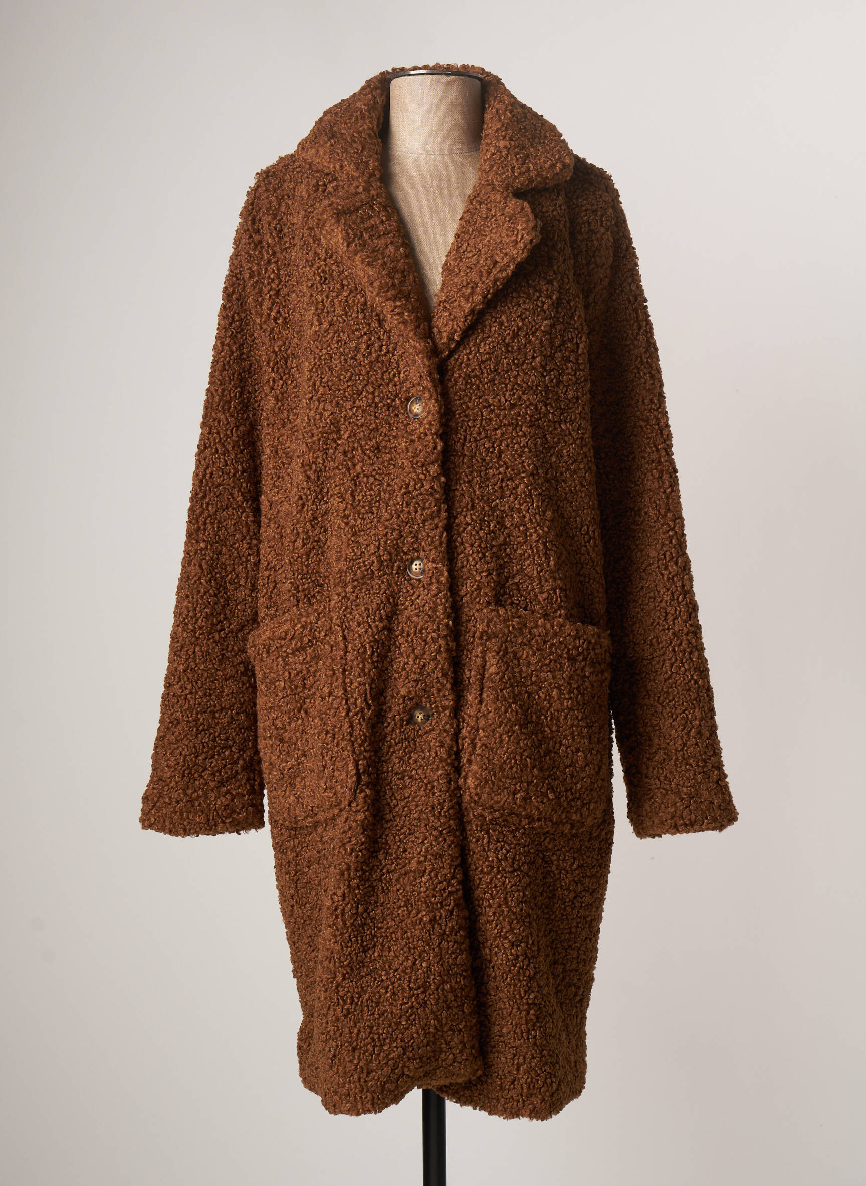 Kaffe Manteaux Longs Femme couleur marron