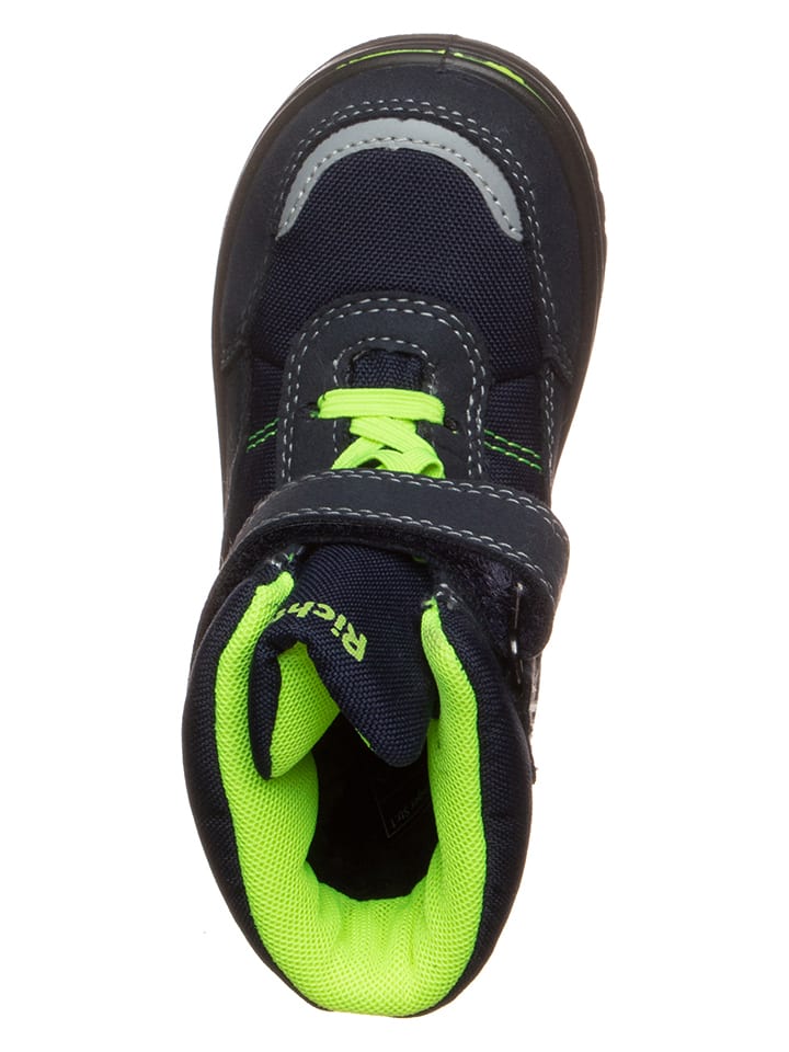 Richter Shoes Boots in Schwarz/ Limette günstig kaufen
