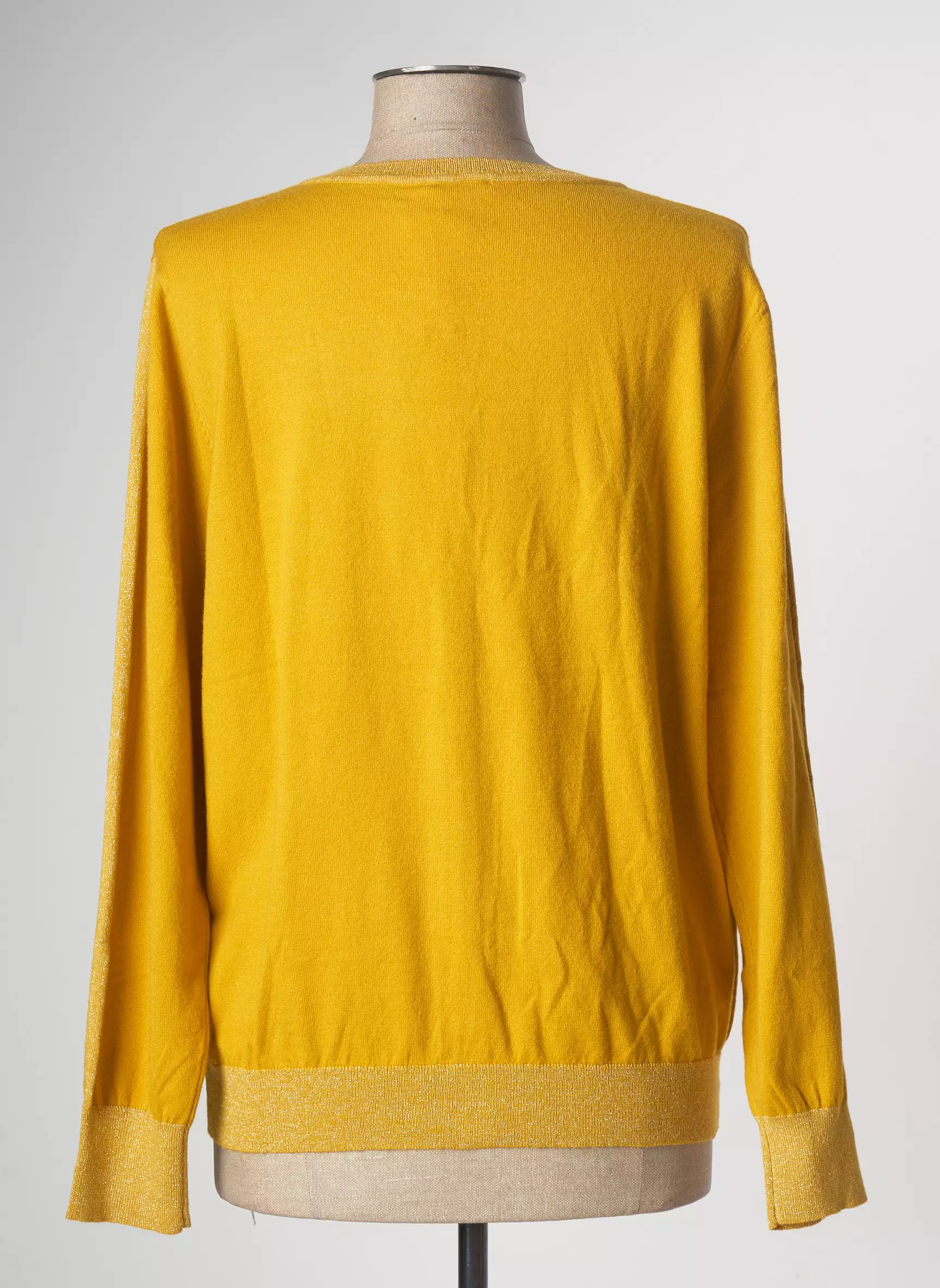 Felino Cardigans Femme couleur jaune