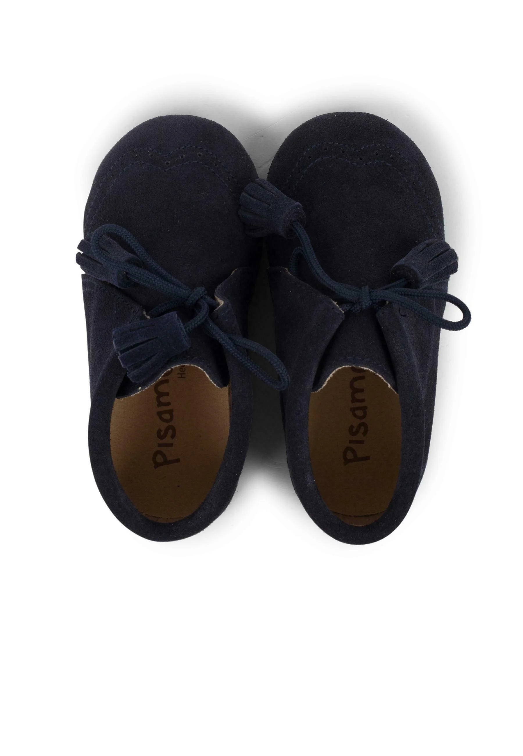 Pisamonas BOTA SERRAJE PICADO Y BORLAS - Zapatos primeros pasos