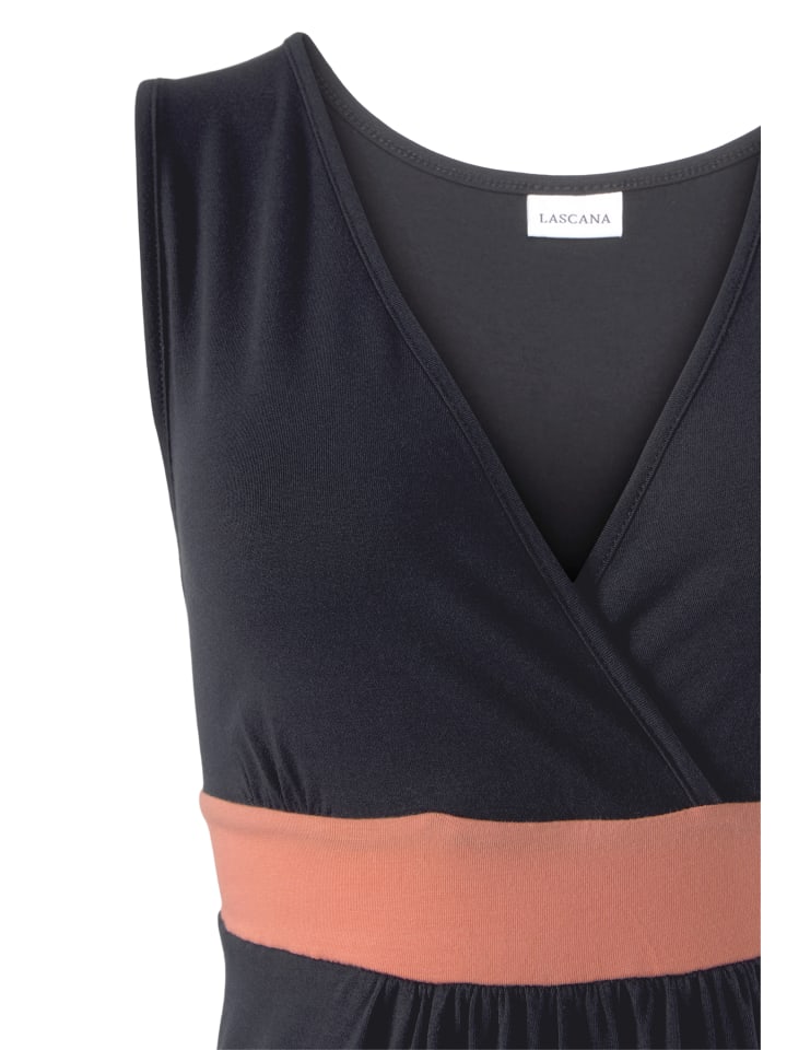 LASCANA Maxikleid in marine-koralle günstig kaufen