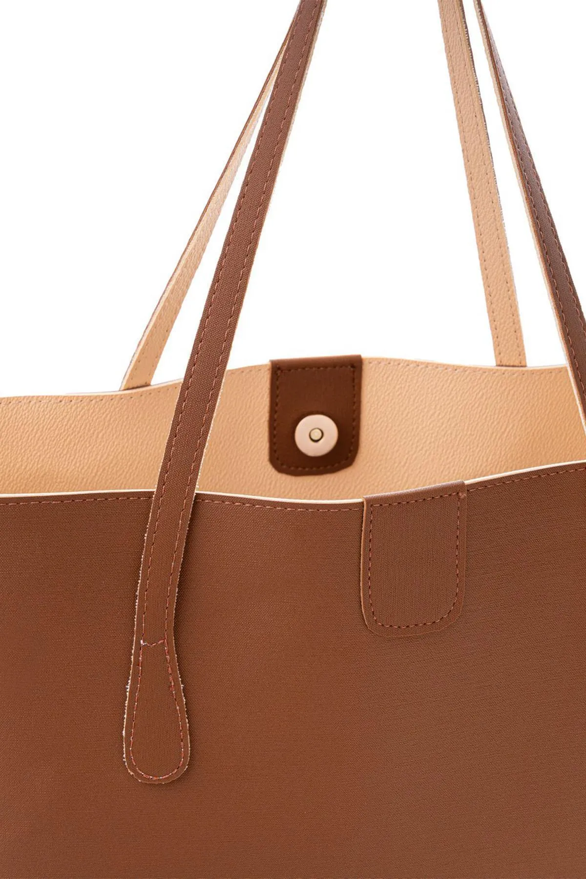 Lucky Bees  Große Tote-Umhängetasche aus Kunstleder für Damen