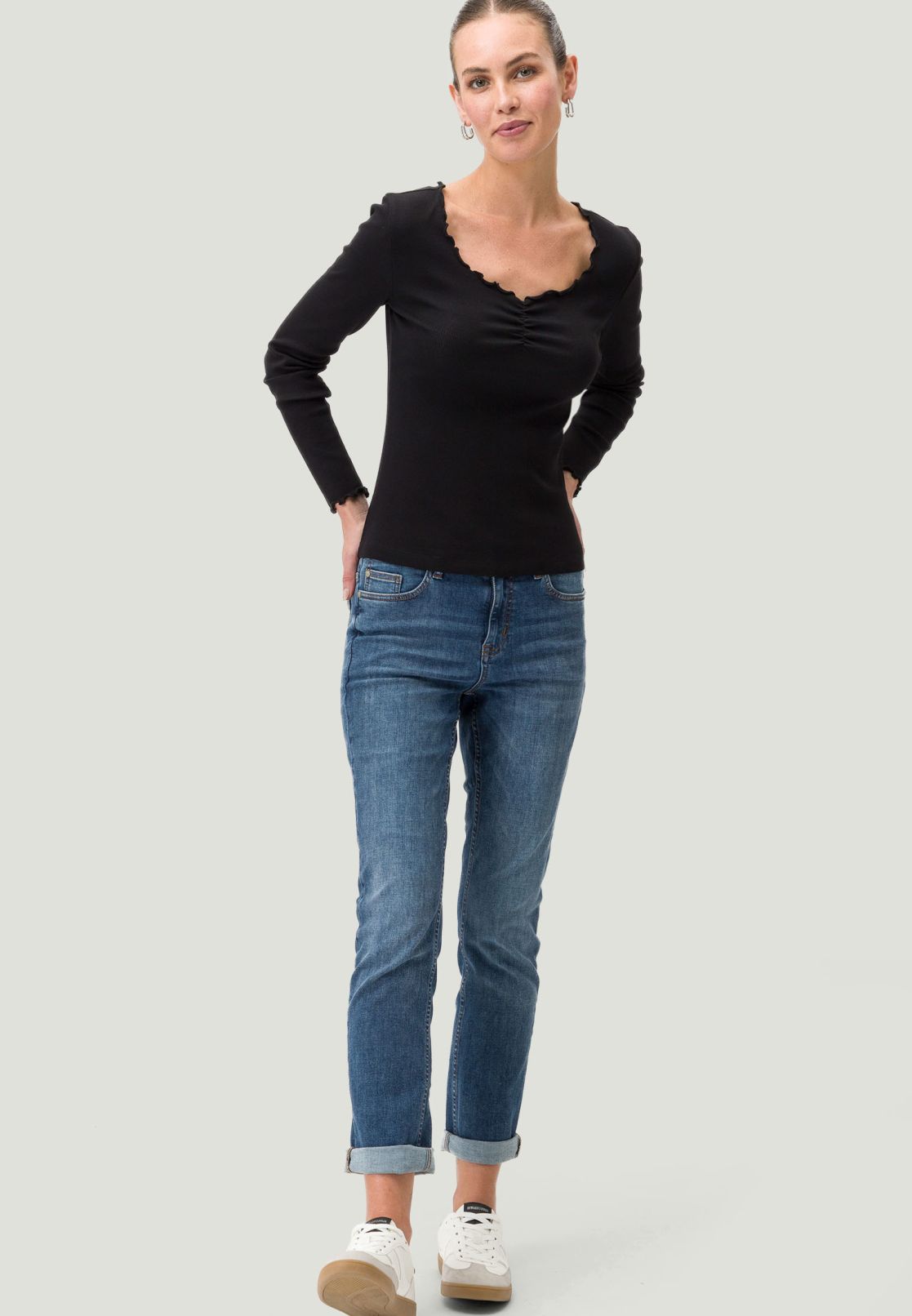 Shirt mit Knopfleiste