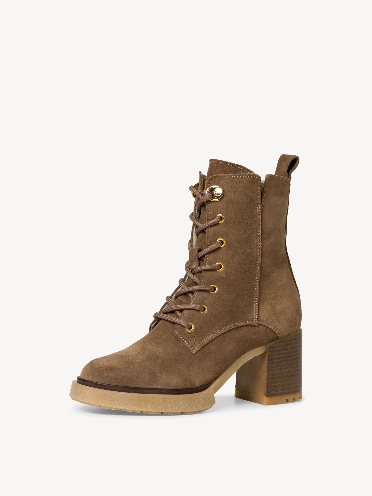 Bottine en cuir - marron