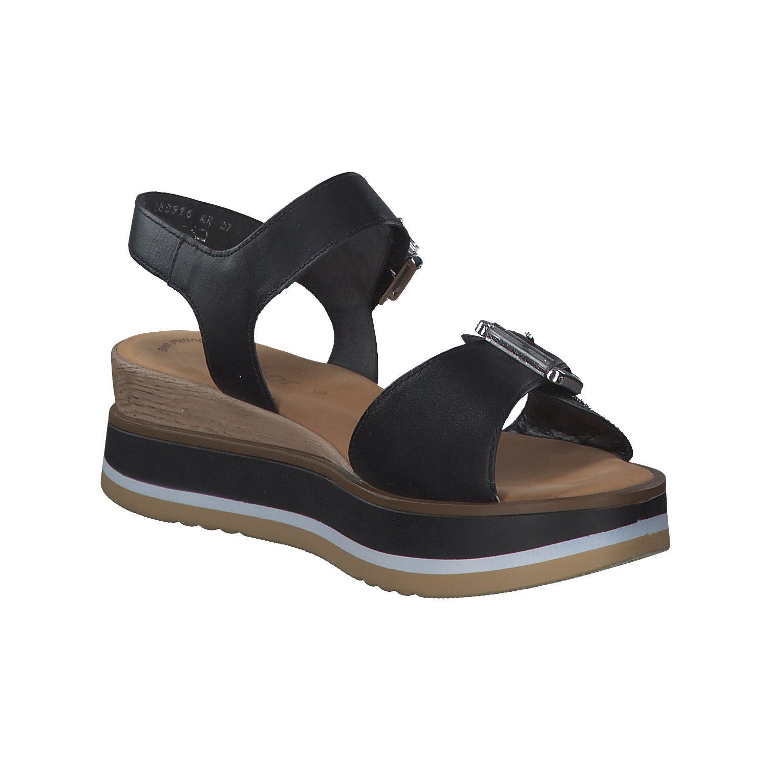 Gabor 84.684, Sandalen, Damen, Schwarz