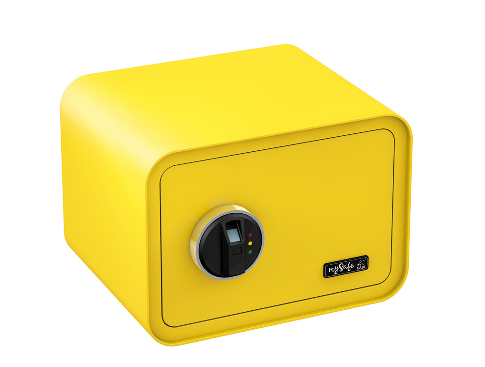 Basi mySafe 350 FP mit Fingerabdruckscanner, Zitronengelb