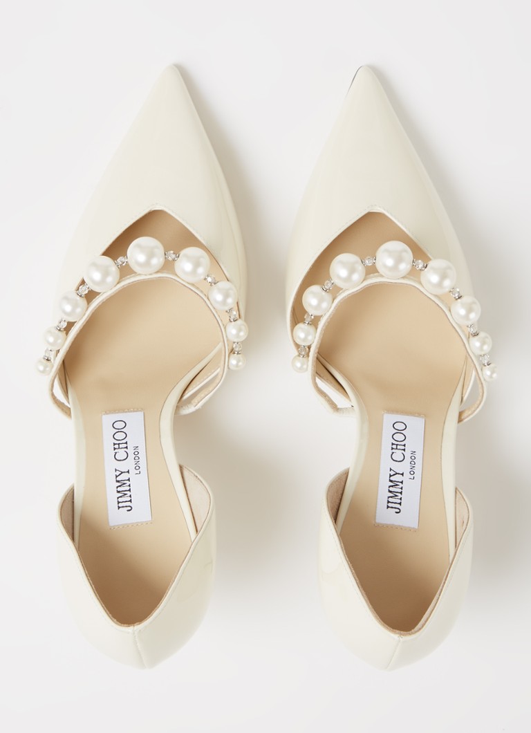 Jimmy Choo Aurelie pump in patent leather with crystal