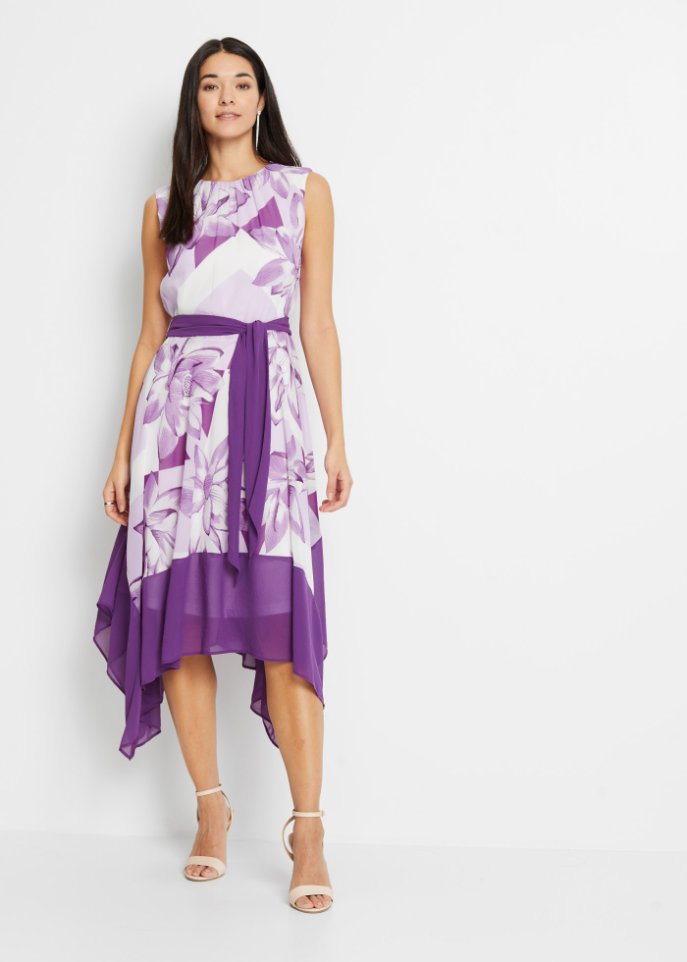 Kleid mit Blüten-Druck