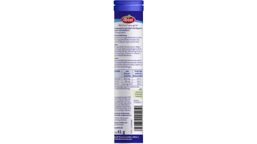 ABTEI Magnesium 400 Plus 15BT