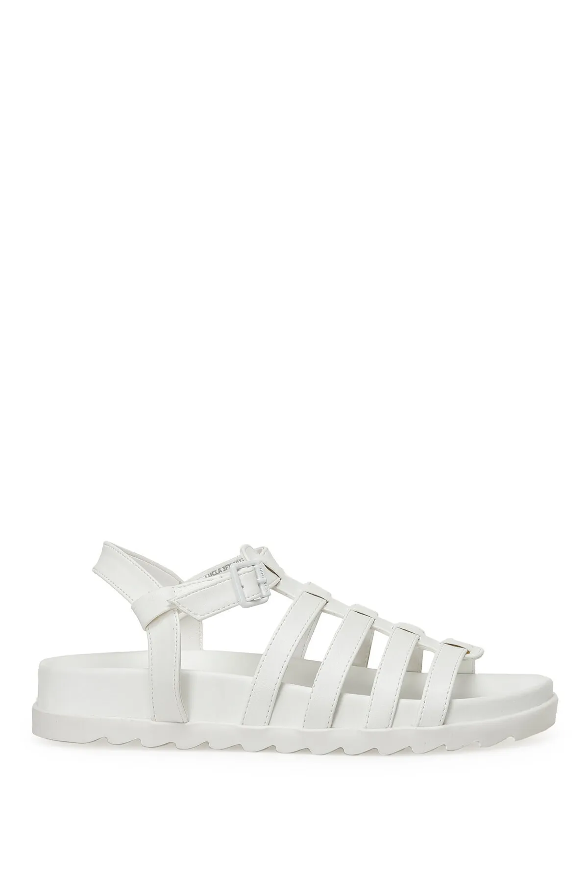 Nine West  LUCLA 3FX Weiße Damen-Sandalen mit dicker Sohle