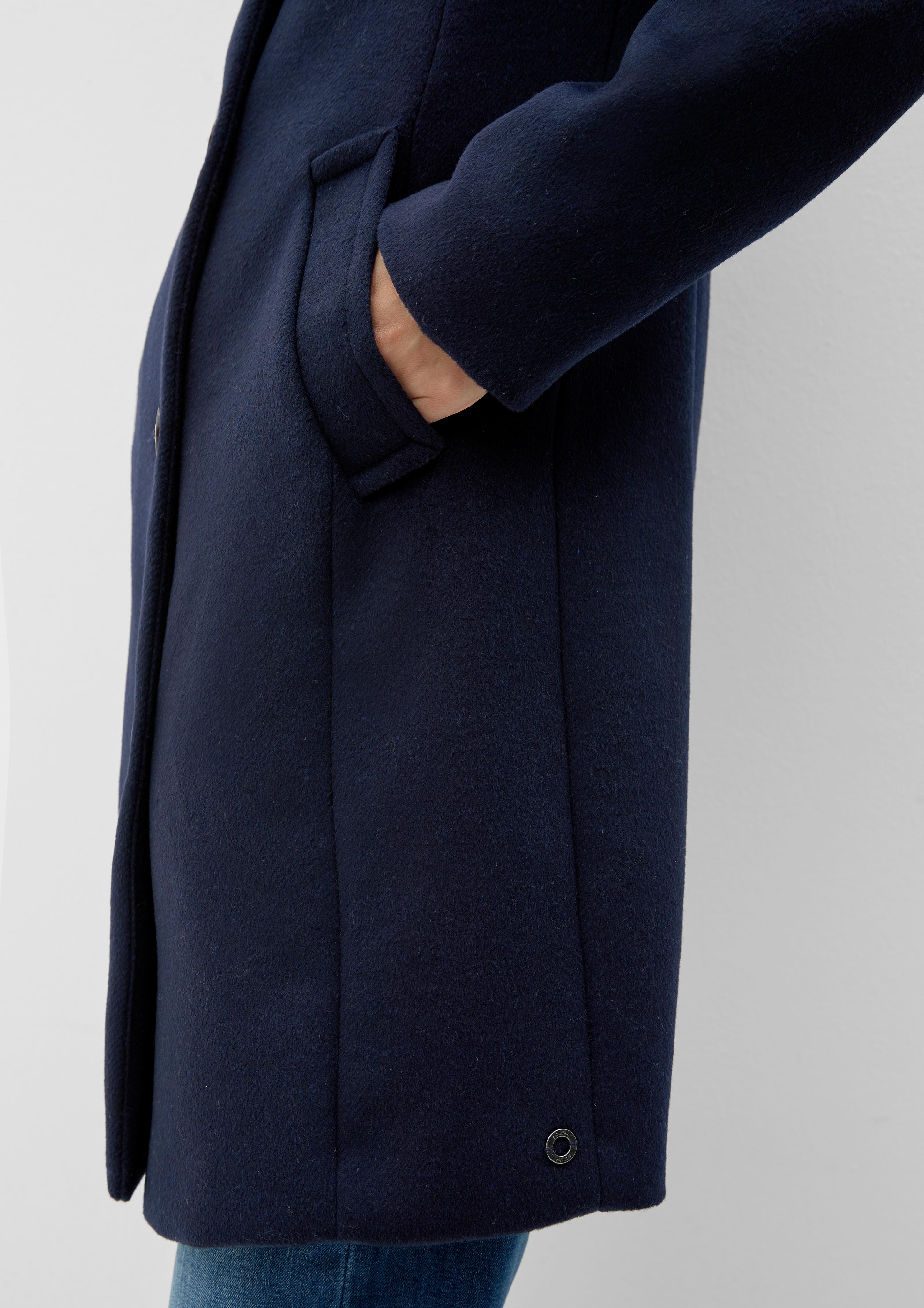 Wollmixmantel in klassischem Look  2116948-5959