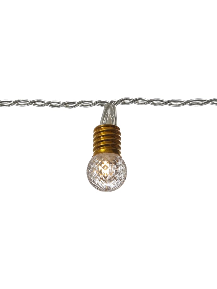 MARELIDA LED Lichterkette Mini Kugeln Kristall Vintage Look L: 4,9m in transparent günstig kaufen onesize