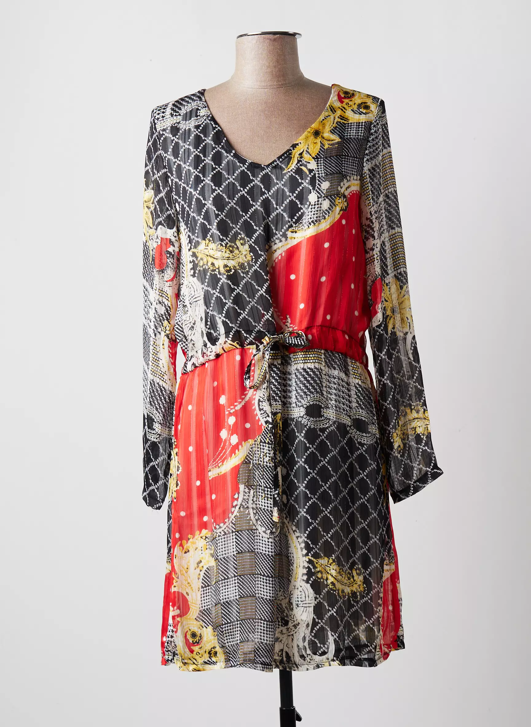 Multiples Robes Mi Longues Femme couleur noir