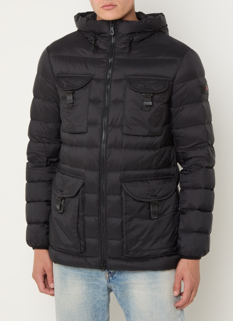 Peuterey Tipeka quilted jacket with down padding and removable hood